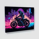 Motorcycle Neon Cityscape 32