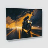 Motorcycle Racing Stormy Sky 17