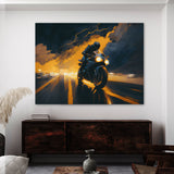 Motorcycle Racing Stormy Sky 17