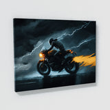 Motorcycle Racing Stormy Sky 26