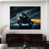 Motorcycle Racing Stormy Sky 26