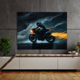Motorcycle Racing Stormy Sky 26