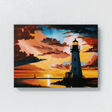 Nautical Lighthouse Sunset 27