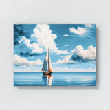 Nautical Sailboat Seascape 3