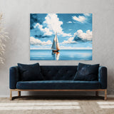 Nautical Sailboat Seascape 3