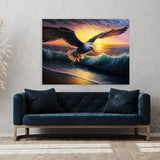 Nautical Seagull Ocean Sunrise 43