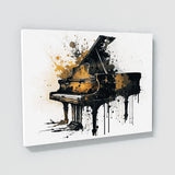 Piano Art Abstract Piano Ink 41