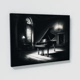 Piano Art Charcoal 36