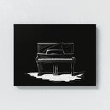 Piano Art Minimalist Line Piano 42