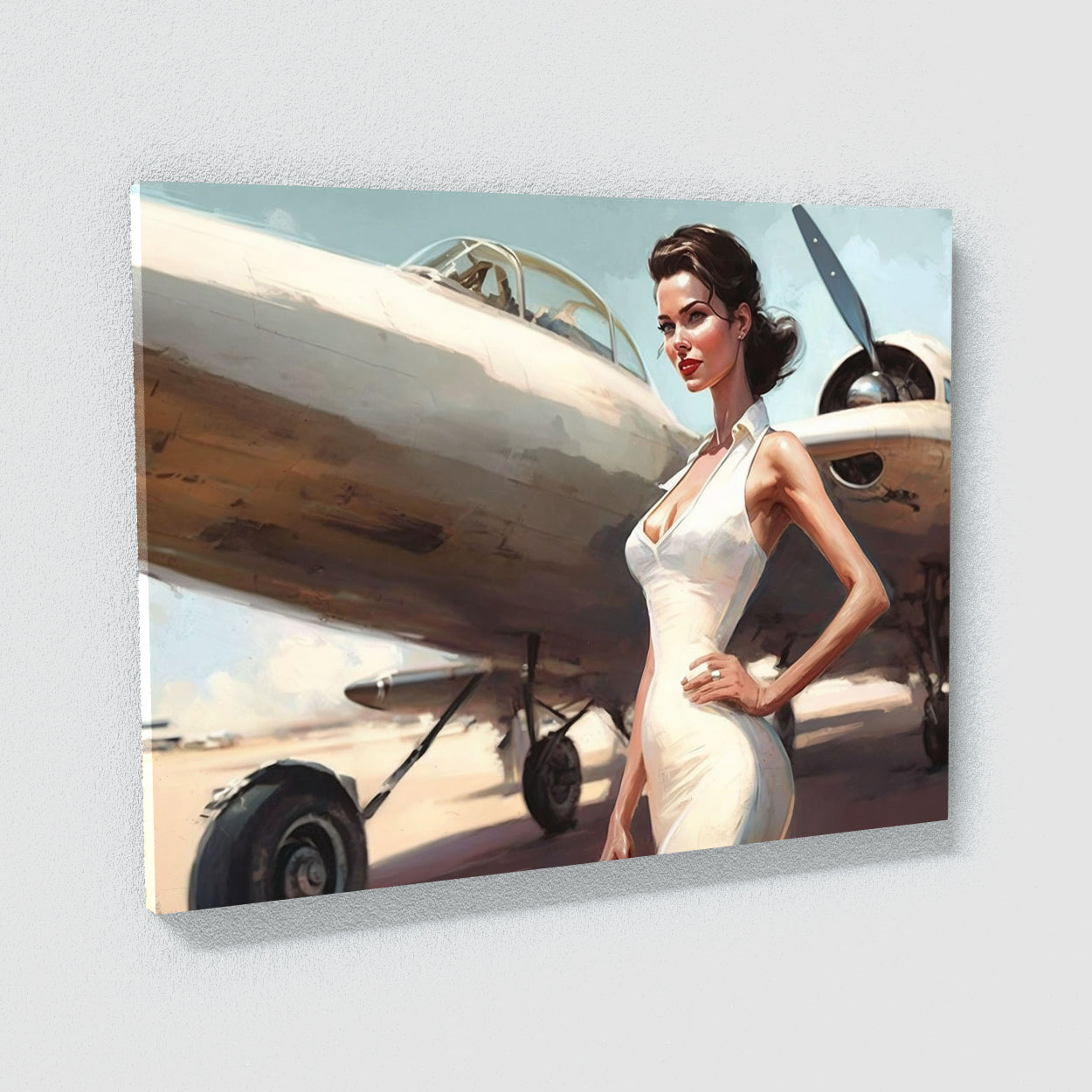 Pin Up Vintage Airplane 8