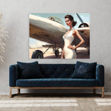 Pin Up Vintage Airplane 8