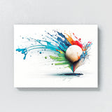 Ping Pong Abstract Watercolor 13