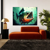Piranah Piranha Tank Abstract 14