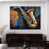 Saxophone Abstract 10