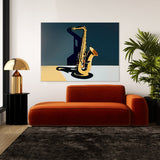 Saxophone Minimalist Still Life 55