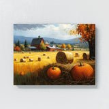 Season Pumpkin Patch Hay Bales 16