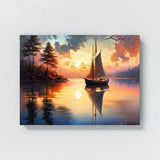 Ship Dreamy Atmospheric Sailboat 4