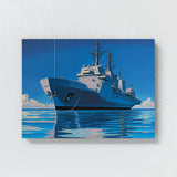 Ship Naval Calm Blue 68