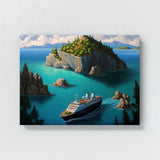 Ship Realistic Cruise Island 44