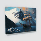 Ship Realistic Whaling Scene 25