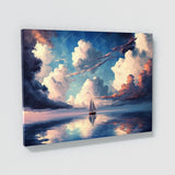 Ship Sailboat Calm Clouds 47