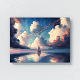 Ship Sailboat Calm Clouds 47