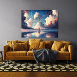 Ship Sailboat Calm Clouds 47