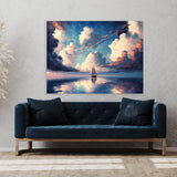 Ship Sailboat Calm Clouds 47