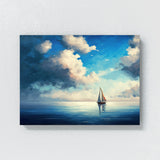 Ship Sailboat Calm Clouds 66