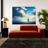 Ship Sailboat Calm Clouds 66