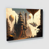 Steampunk Cityscape Clockwork 12