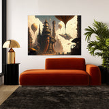 Steampunk Cityscape Clockwork 12