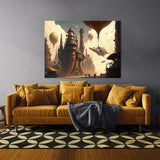 Steampunk Cityscape Clockwork 12