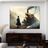 Steampunk Train Foggy 31