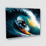Surf Surfer Wave Brushstrokes 40
