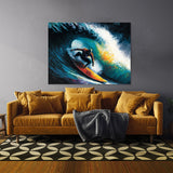 Surf Surfer Wave Brushstrokes 40