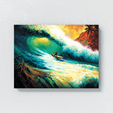 Surf Surfer Wave Tropical Colors 39