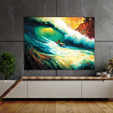 Surf Surfer Wave Tropical Colors 39