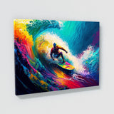 Surf Vibrant Oil Of Surfer Wave 36