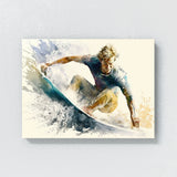 Surf Watercolor Surfer 23