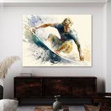 Surf Watercolor Surfer 23