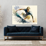 Surf Watercolor Surfer 23