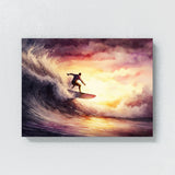 Surf Watercolor Surfer 25