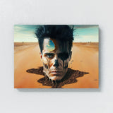 Surreal Mans Face Melting 5