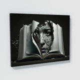 Surreal Person Open Book Face 34
