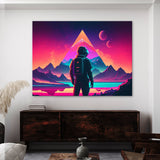 Synthwave Astronaut Planet 4