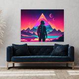 Synthwave Astronaut Planet 4