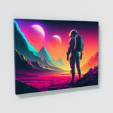Synthwave Astronaut Planet 5