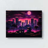 Synthwave Neon Retro 45