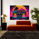 Synthwave Retro Boombox 53